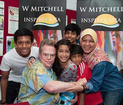 W Mitchell inspires Asia